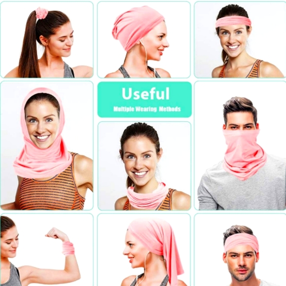 Accessories - Gaitor Face Mask Head Covering Ponytail